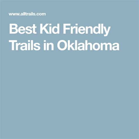 best kid friendly hikes oklahoma